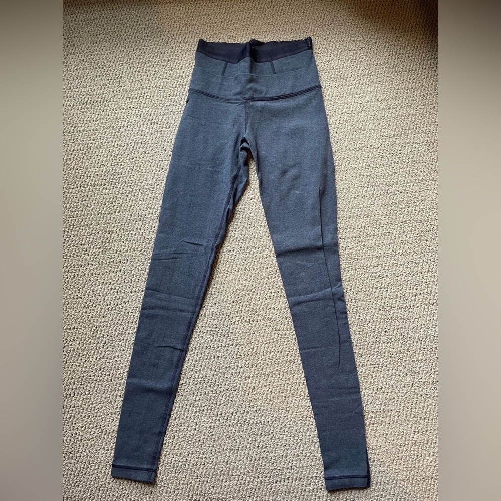 Lululemon Double Waistband Legging NAVY